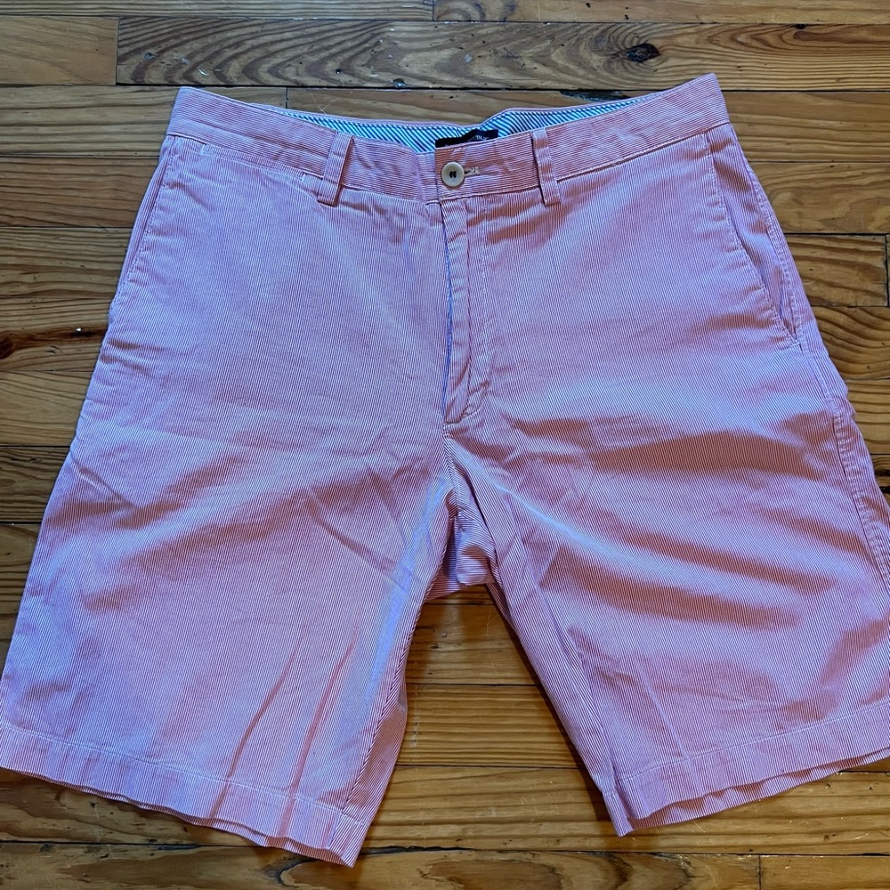 Banana Republic 34 waist red/white shorts